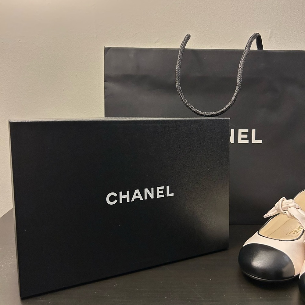 Authentic CHANEL Small Shoe Box - Originally for CHANEL Ballet Flats